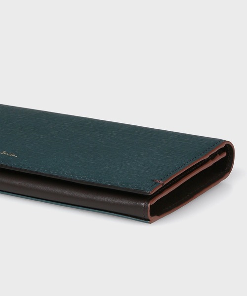 Paul Smith カラードエッジ 長財布（ネイビー） Paul Smith 【名入れ】Paul ポールスミス カラードエッジ 長財布
