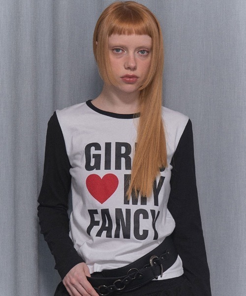 tシャツ A'GEM/9 × .kom 「 FANCY CLUB/ファンシークラブ」 WE MAKES TROUBLE LONG SLEEVE/メイク A'GEM/9 × .kom 『 FANCY CLUB/ファンシークラブ』 WE MAKES