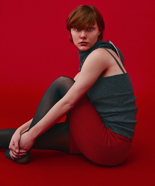 エレガンセーゼ elegancese 【elegancese】Rib camisole （ホワイト） Elegancese キャミソール 「elegancese」Rib camisole カシミヤ