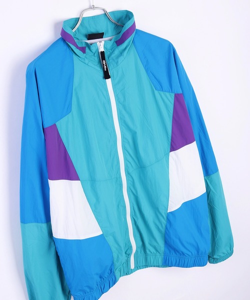 SHAKA WeAR（シャカウェア） ナイロンジャケット ライン切替 ナイロン