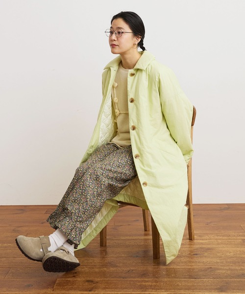 ○エアリアルパイル Phebe コート fig London エアリアルパイル Phebe