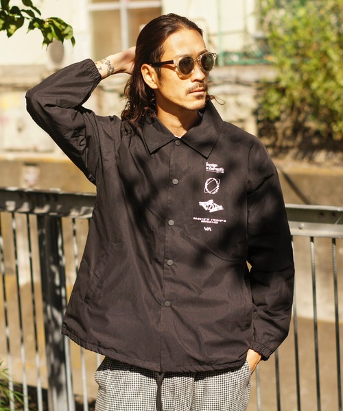 ルーカ RVCA DAIMON DAIMON JKT コーチジャケット RVCA（ルーカ）の「RVCA メンズ DAIMON DAIMON JKT ジャケット