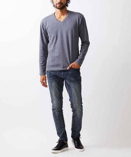 MK MICHEL KLEIN HOMME パンツ ストレッチデニム メンズ : ZOZOTOWN