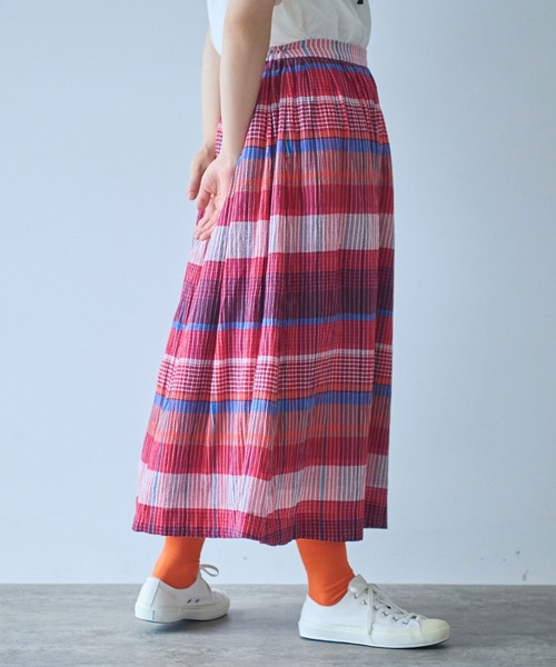 bulle de savon スカート BIG CHECK : ZOZOTOWN Yahoo!店 - 通販