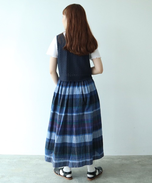 bulle de savon スカート BIG CHECK : ZOZOTOWN Yahoo!店 - 通販