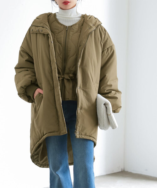 KOBE LETTUCE（神戸レタス） ダウンコート ダウンジャケット manyway