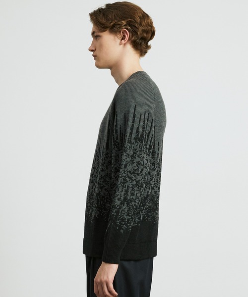 【Max Mara】カシミヤ混 ジャガードニット グラデーションコーディガン カシミヤ混 ジャガードニット グラデーションコーディガン Max