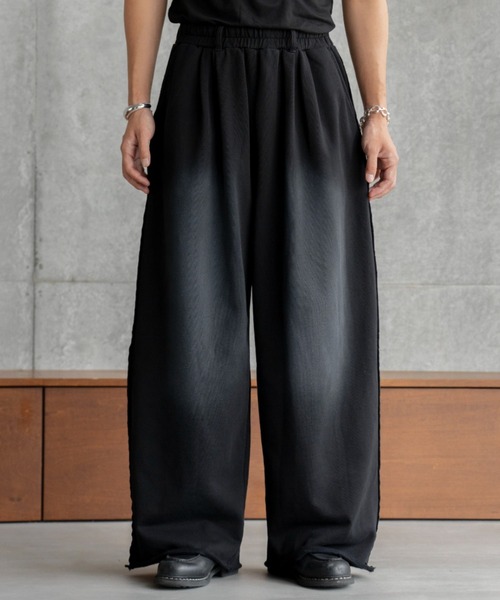 SINSS スウェットパンツ ジャージ Two tuck breach sweatpants