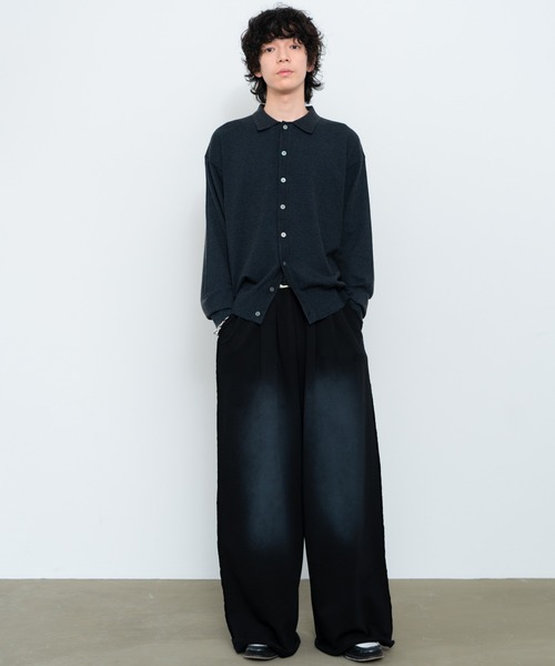 SINSS スウェットパンツ ジャージ Two tuck breach sweatpants