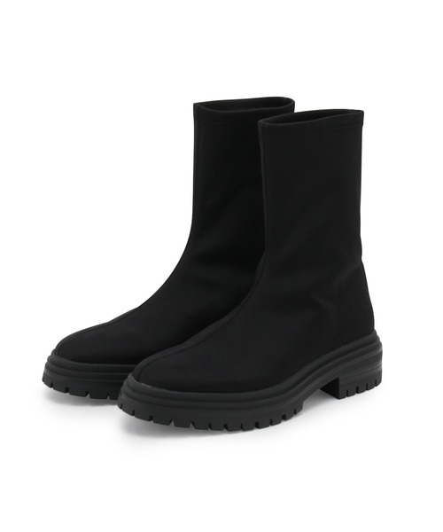 「ADAM ET ROPE'」 ショートブーツ 23.0cm ブラック レディース_画像2