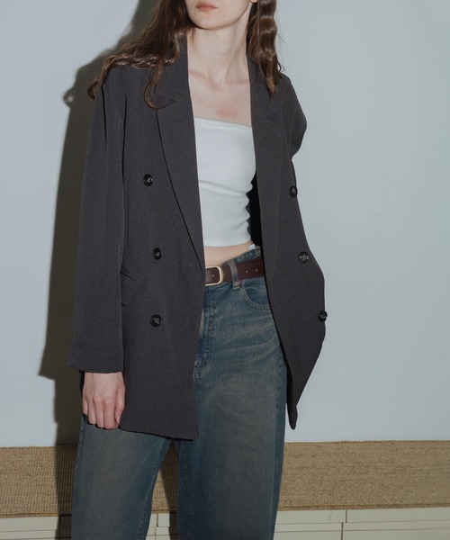 Mili affinity ジャケット テーラードジャケット オーバーサイズ