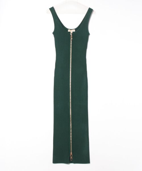 【国内発送】リブ ストレッチニット ジップ ドレス MICHAEL KORS ワンピース リブ ストレッチニット ジップ ドレス