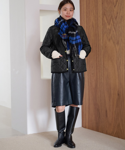 Traditional Weather wearノーカラーブラックジャケット FREAK'S STORE（フリークスストア） ジャケット ノーカラージャケット