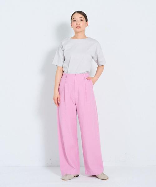 最終値下げ　アデュートリステス　パンツ ADIEU TRISTESSE パンツ コットンリネンストレートパンツ