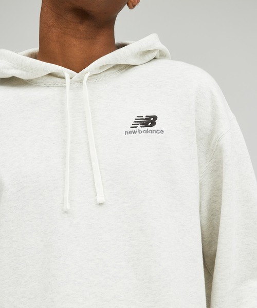 「New Balance」 プルオーバーパーカー 1 ピンク レディース