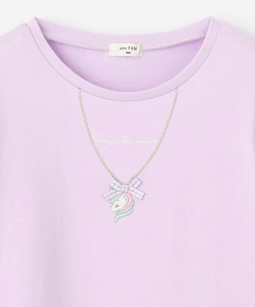ANY（エニィ） tシャツ ネックレス モチーフ Tシャツ キッズ 子供服