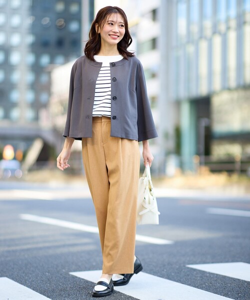 【美品】リフレクト 24SS 夏匠ジャケット ノーカラージャケット ネイビー L 美品】リフレクト 24SS 夏匠ジャケット ノーカラージャケット