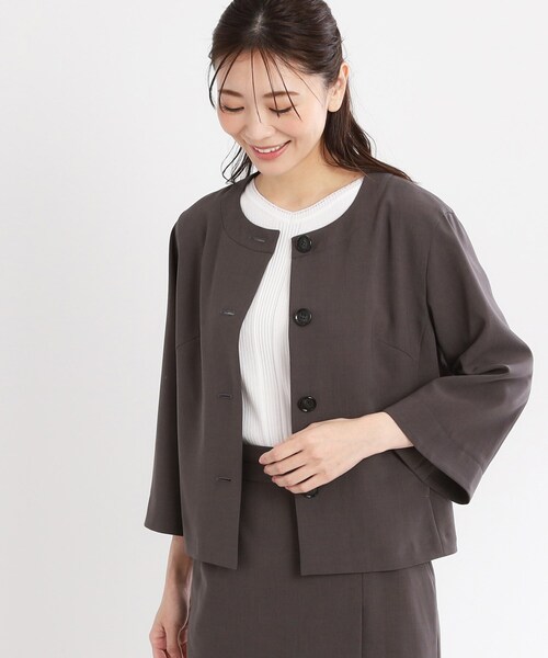 【にゃっき様】Reflect ノーカラージャケット Reflect ジャケット ノーカラージャケット 「夏SALE／UVカット