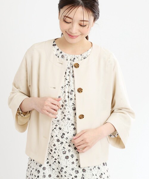 Reflect　ノーカラージャケット Reflect ジャケット ノーカラージャケット 「夏SALE／UVカット