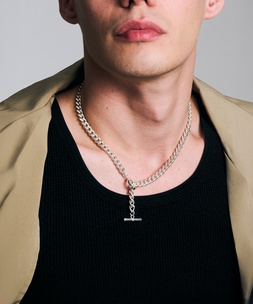 LAMBDA（ラムダ） ネックレス SV喜平チェーンマンテルネックレス