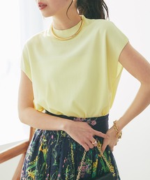 新品タグ付き❤︎ラブティックボンボン　名品クールタッチUVハイネックフレンチニット 名品・UVカット・接触冷感】クールタッチUVハイネックフレンチ