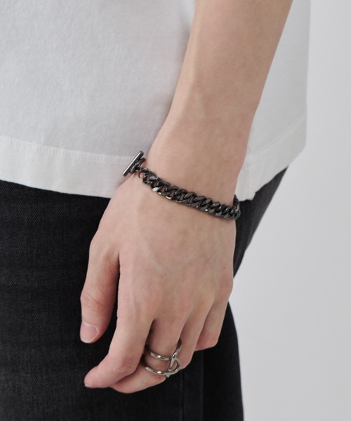 WYZ ブレスレット マンテルデザイン 喜平 チェーンブレスレット メンズ