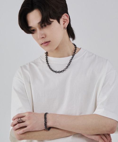 WYZ ブレスレット マンテルデザイン 喜平 チェーンブレスレット メンズ
