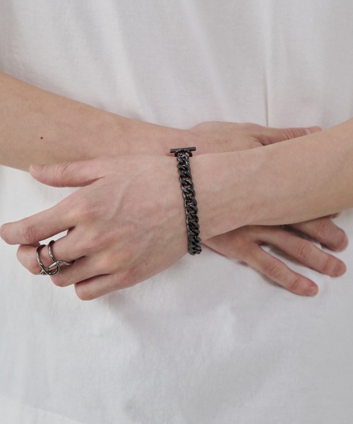 WYZ ブレスレット マンテルデザイン 喜平 チェーンブレスレット メンズ