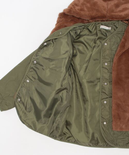 「AIC.」 コート FREE ブラウン レディース_画像3