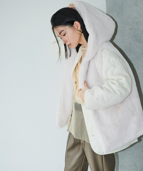 「AIC.」 コート FREE ブラウン レディース_画像6