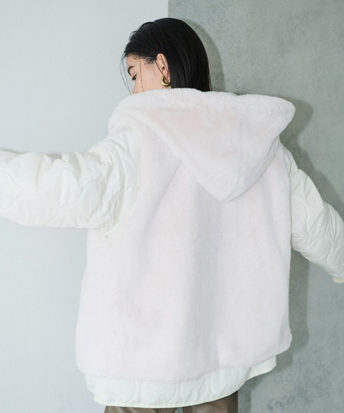 「AIC.」 コート FREE ブラウン レディース_画像7