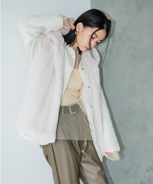 「AIC.」 コート FREE ブラウン レディース_画像9