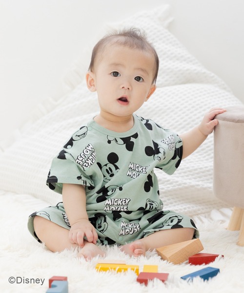 Disney（ディズニー） ベビー服 ロンパース 「ディズニー」ミッキー