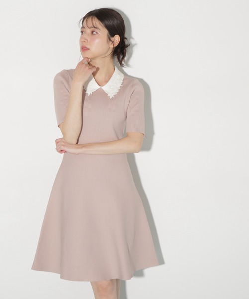 JILL BY JILLSTUART♡襟付きノースリーブワンピース♡M JILL by JILL STUART（ジルバイジルスチュアート）の