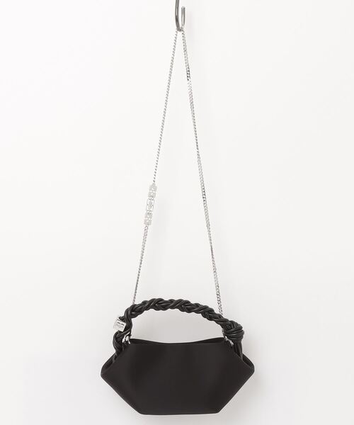 GANNI ハンドバッグ Bou Bag Mini Soir Satin ガニー ボウ