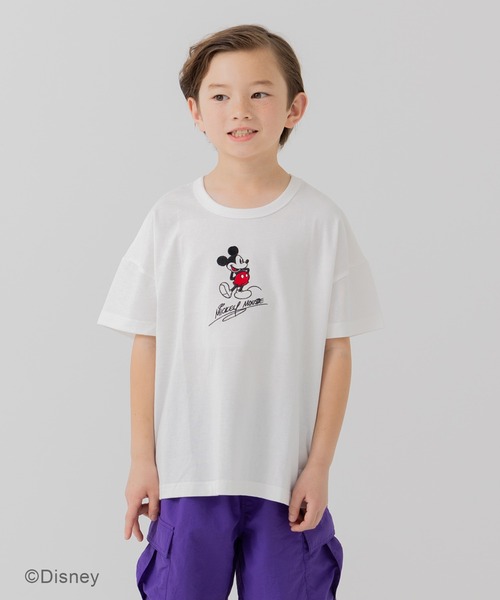 絶対一番安い Disney tシャツ 「ディズニー」ミッキーマウス/半袖Tシャツ トップス
