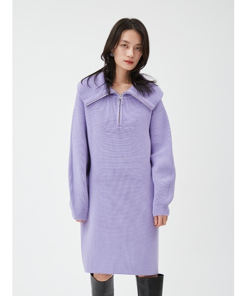 FRAY I.D（フレイ・アイディー） ニットワンピース ONE SIZE ブラック