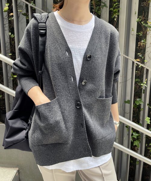 Spick & Span グレー カーディガン Spick＆Span（スピック アンド スパン） 「Spick & Span」 ニット