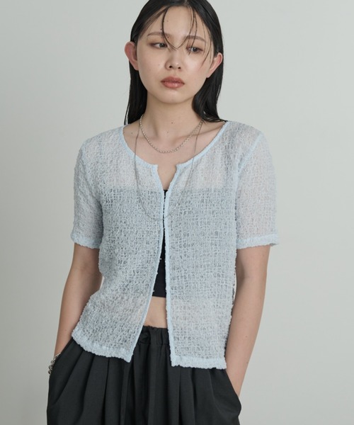 Aunt Marie's（アントマリーズ） tシャツ フロントホックシャーリング