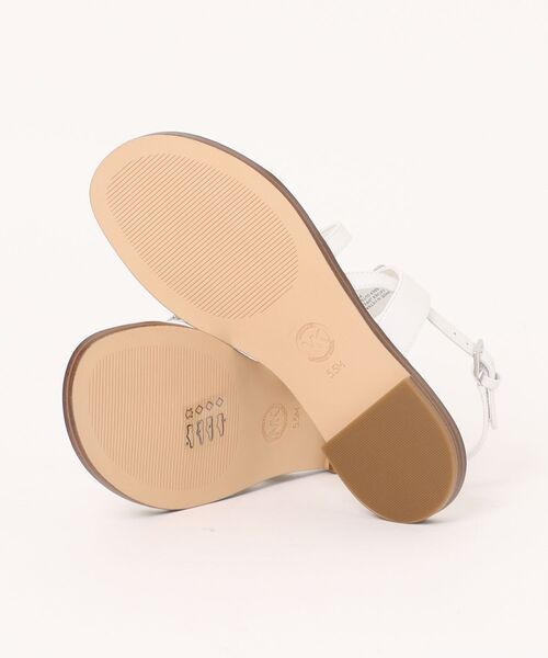 MICHAEL KORS CARSON フラットサンダル　ホワイト　23㎝ 新品 MICHAEL KORS（マイケルコース） サンダル CARSON フラット サンダル