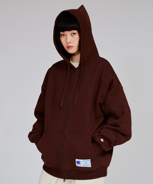 Champion 「Champion」 ジップアップパーカー X-LARGE グレー