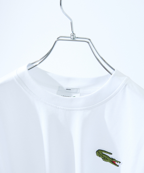 LACOSTE tシャツ 「LACOSTE / ラコステ」シェニールワニロゴ