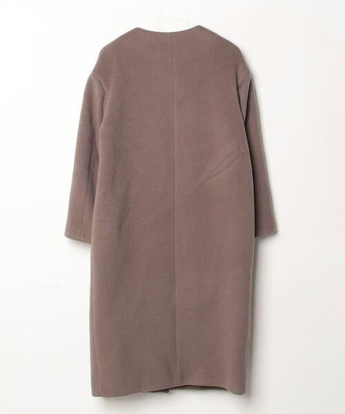 IENA（イエナ） ノーカラーコート 38 ブラウン レディース : ZOZOTOWN