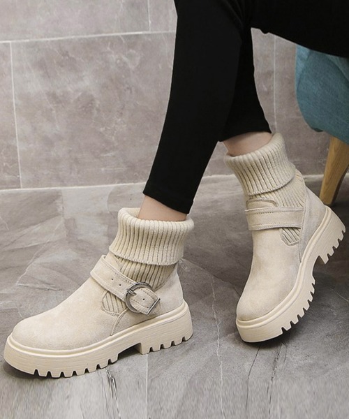 「Miniministore」 ショートブーツ 22.5cm ブラック レディース_画像5