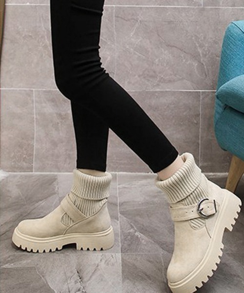 「Miniministore」 ショートブーツ 22.5cm ブラック レディース_画像6