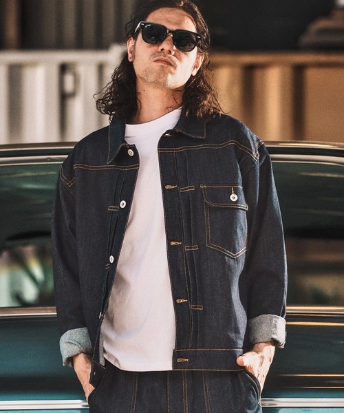 WONDER WALL MOTEL デニムジャケット gジャン mj10799- RIGID DENIM