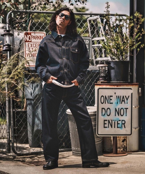 WONDER WALL MOTEL デニムジャケット gジャン mj10799- RIGID DENIM