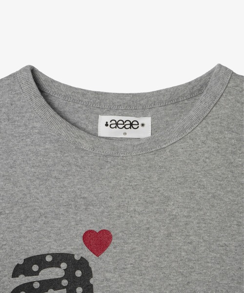 aeae tシャツ DOT SMALL LETTER TEE レディース メンズ