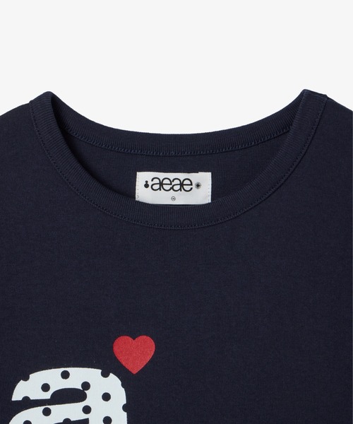 aeae tシャツ DOT SMALL LETTER TEE レディース メンズ