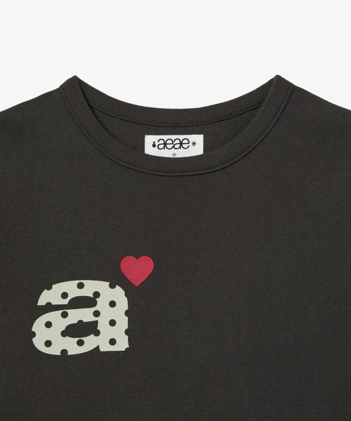 aeae tシャツ DOT SMALL LETTER TEE レディース メンズ : ZOZOTOWN